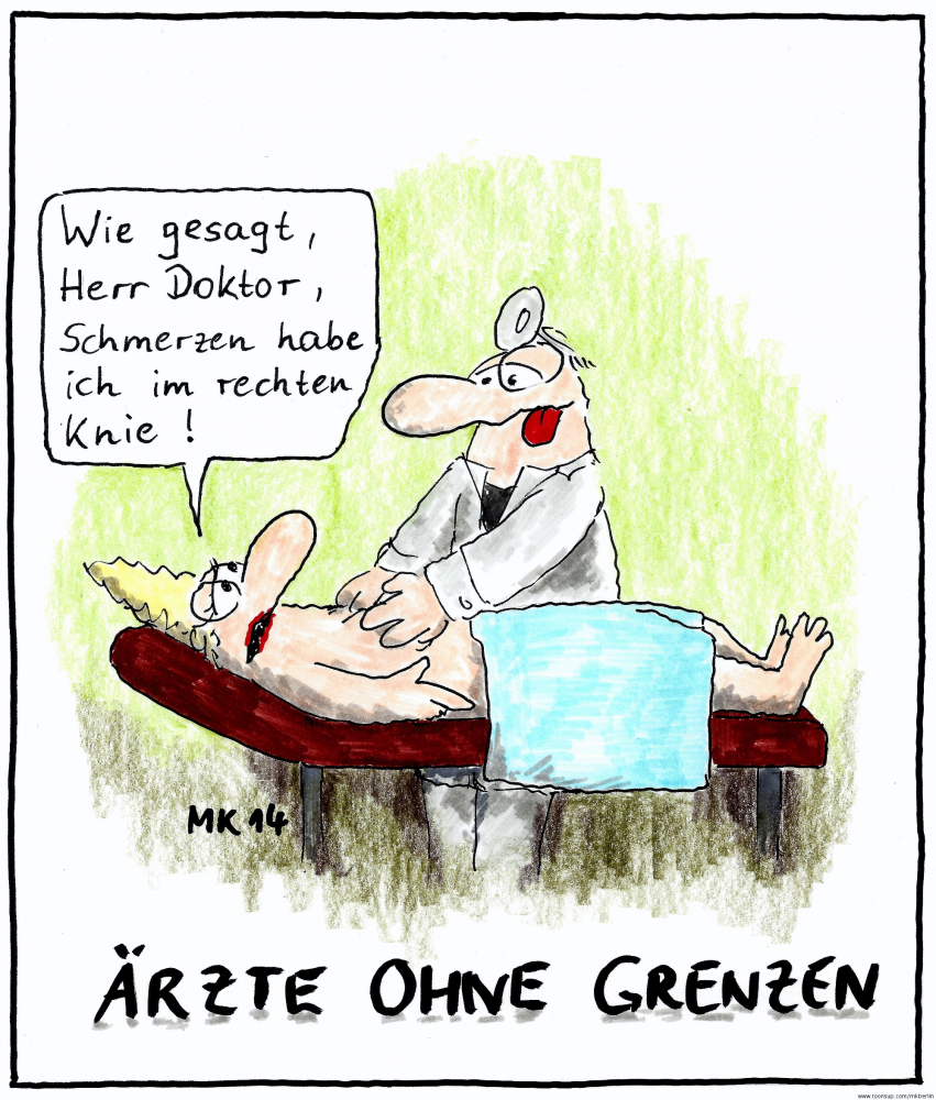 Cartoon: Ärzte ohne Grenzen 1