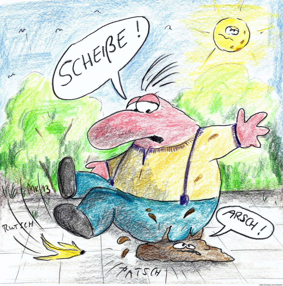 Cartoon: Begegnung 1