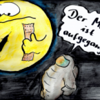 Mond ist aufgegangen