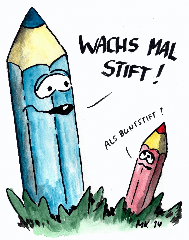 Cartoon: Buntstift 1