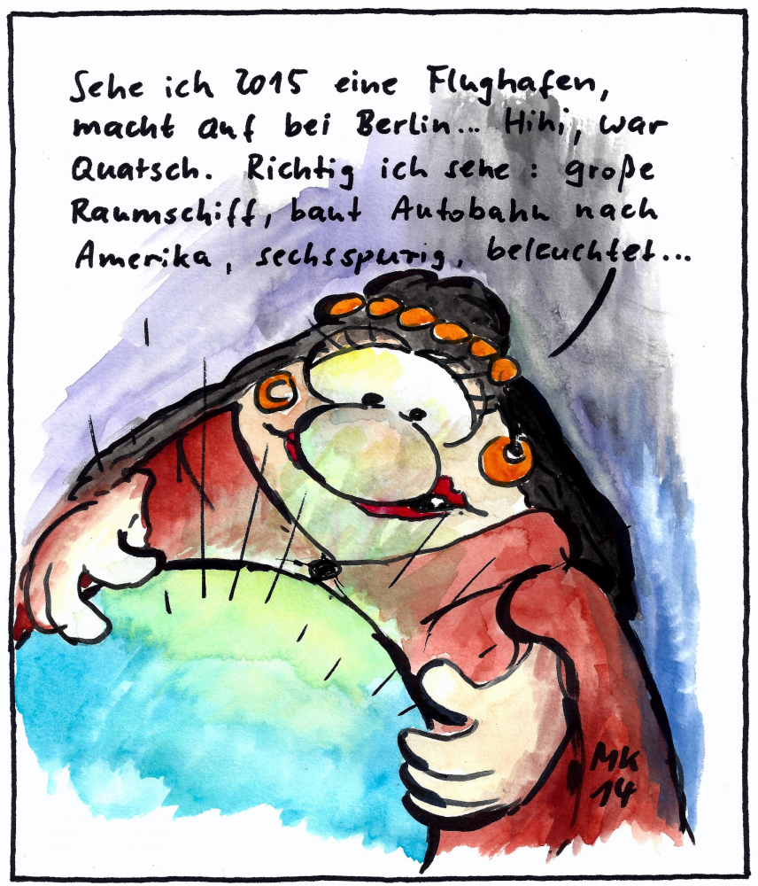Cartoon: Raumschiff 1