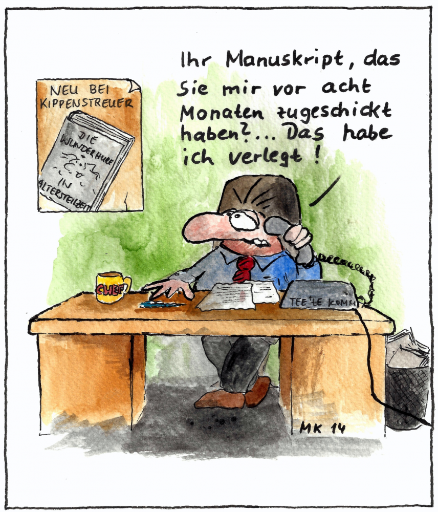 Cartoon: Im Verlag 1