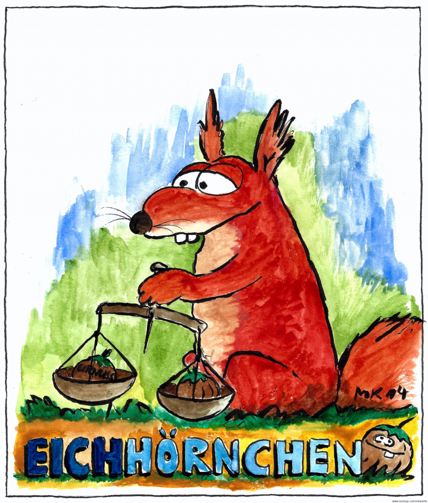 Cartoon: Eichhörnchen 1