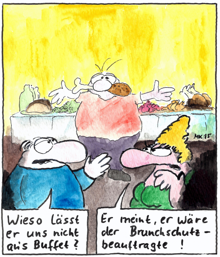 Cartoon: Buffet 1