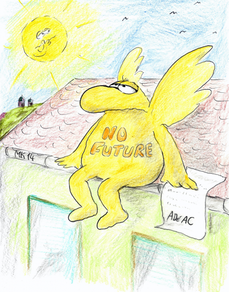 Cartoon: Gelber Engel 1