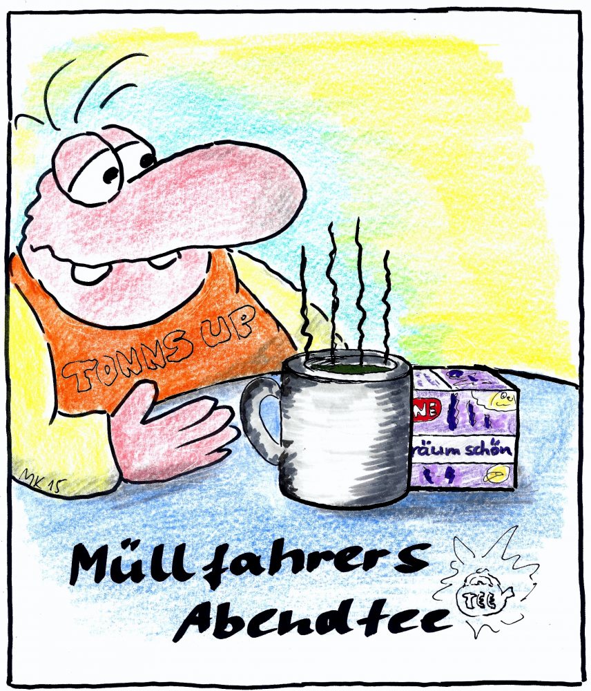 Cartoon: Abendtee 1