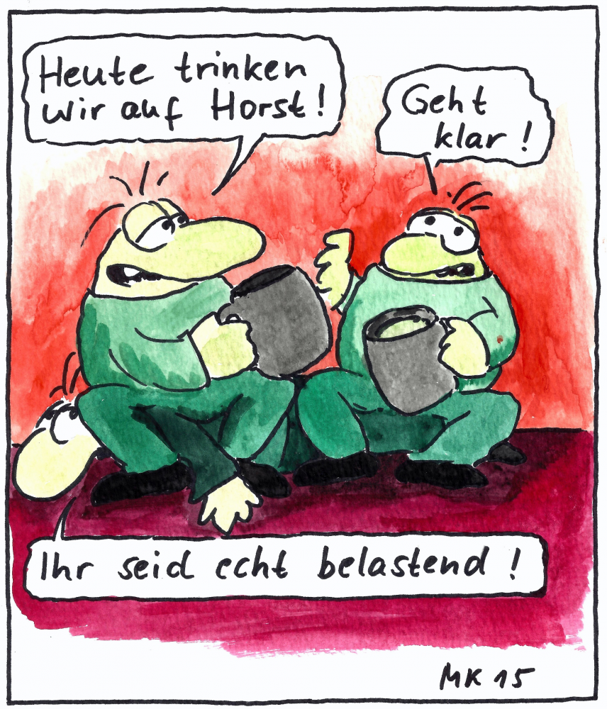 Cartoon: Auf Horst! 1