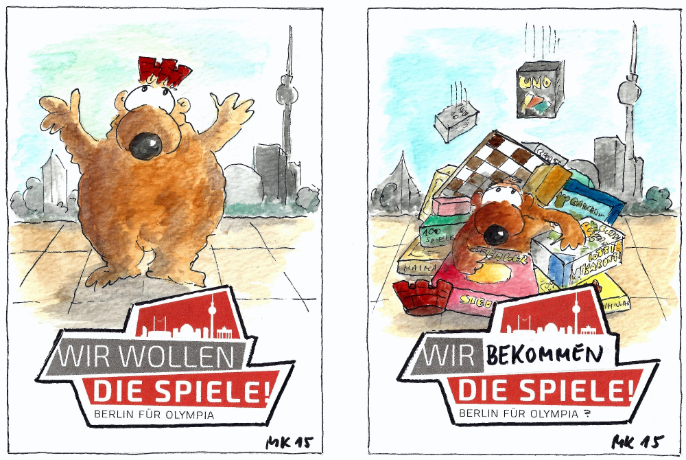 Cartoon: Olympische Spiele 1