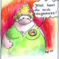 Angesteckt