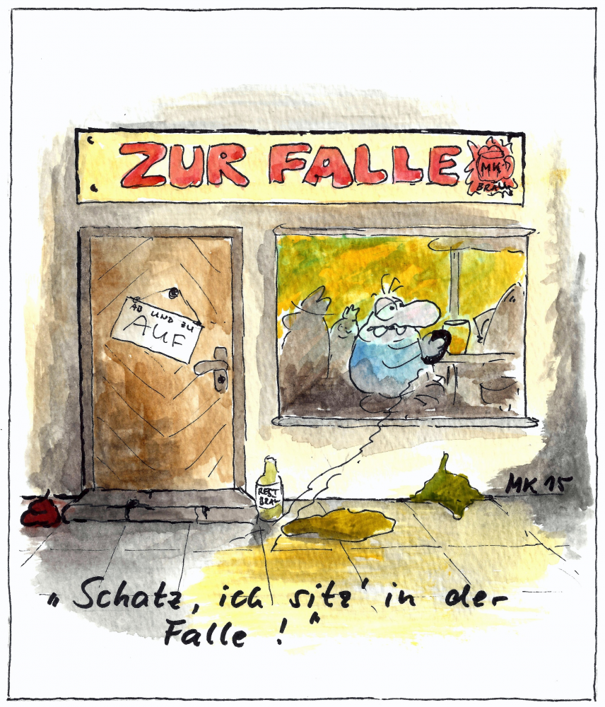 Cartoon: Falle 1
