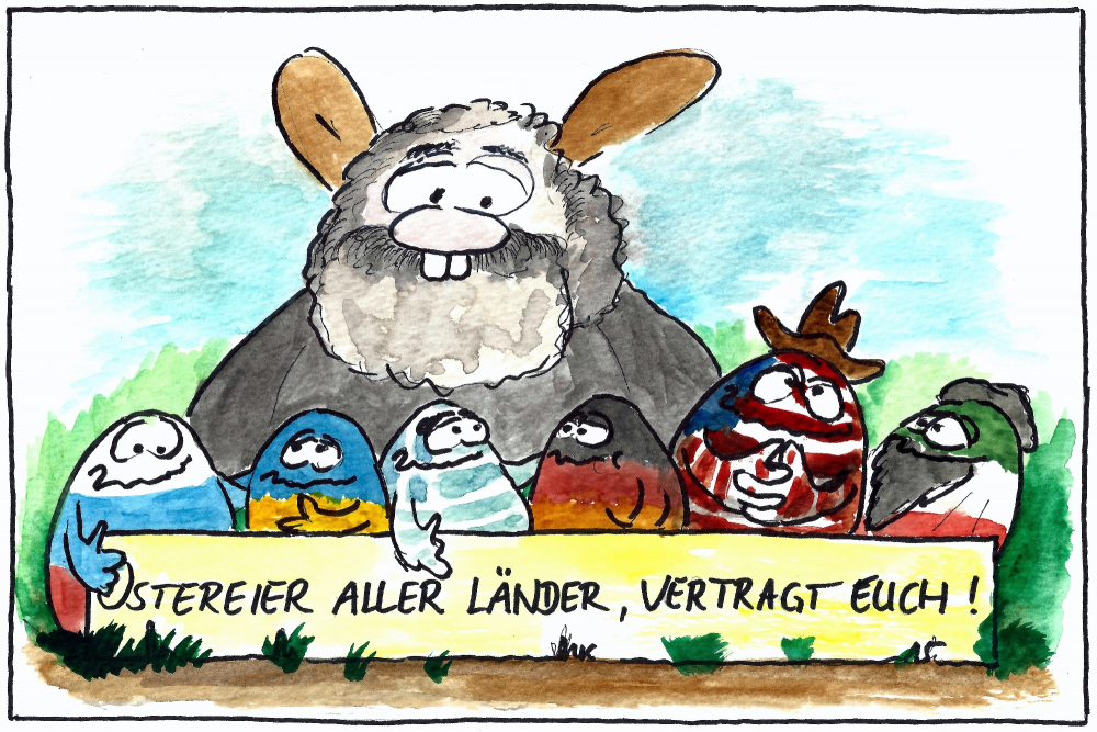 Cartoon: Ostereier 1