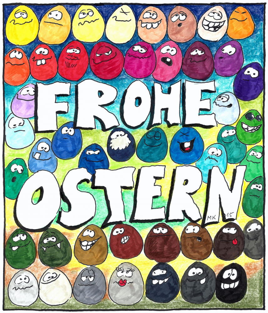 Illustration: Frohe Ostern 1