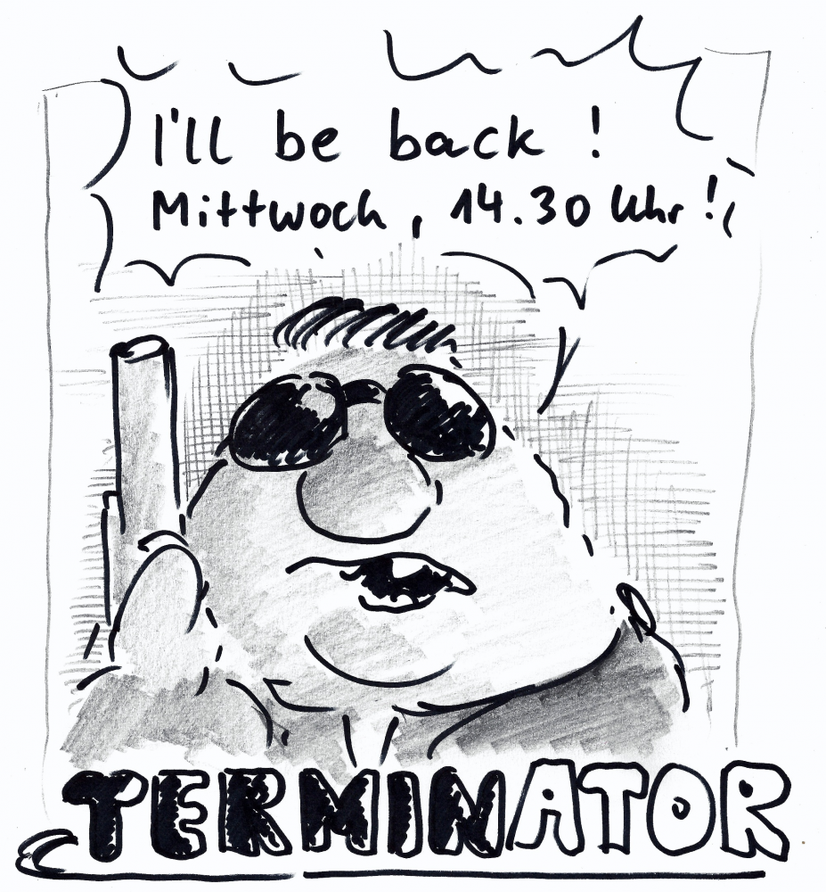 Cartoon: I'll Be Back 1