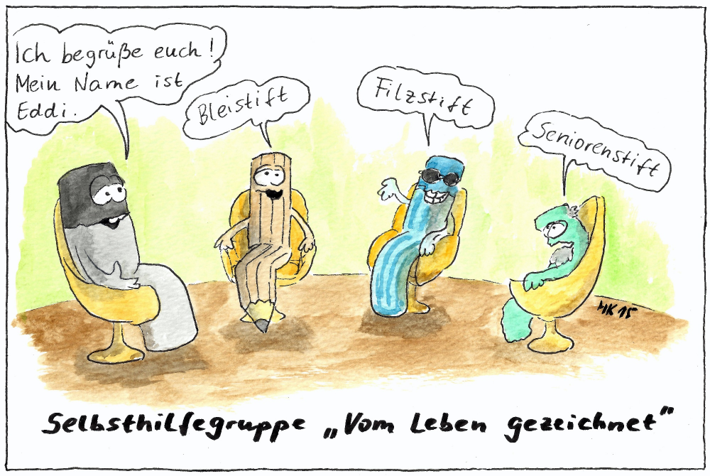 Cartoon: Vom Leben gezeichnet 1
