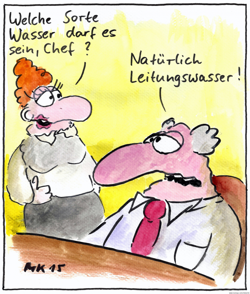 Cartoon: Wasser 1