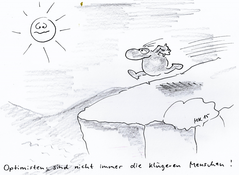 Cartoon: Optimisten 1
