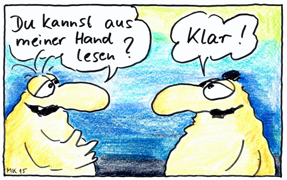 Comic: Aus der Hand lesen 1