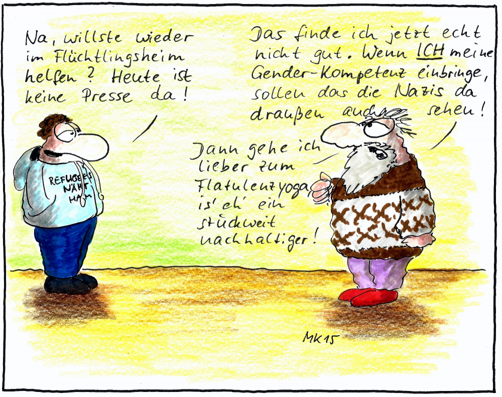 Karrikatur: Keine Presse 1