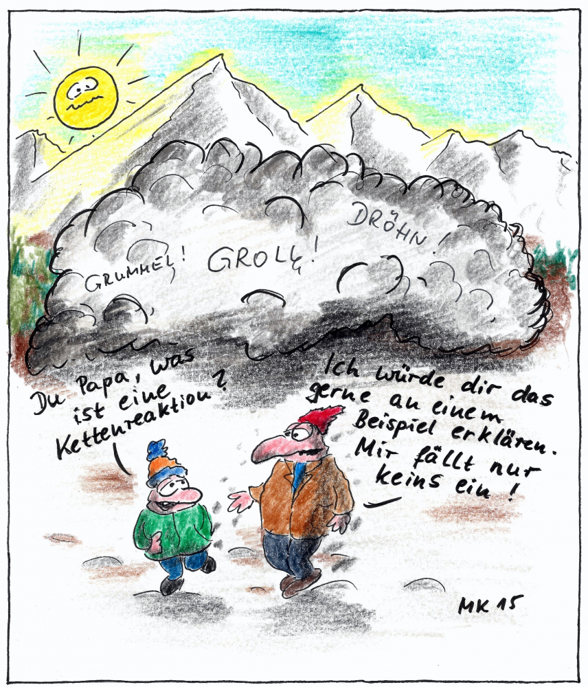 Cartoon: Kettenreaktion 1