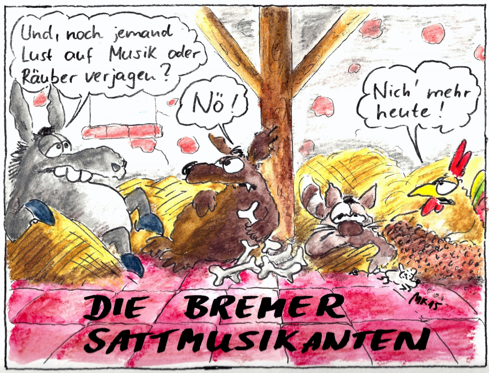 Cartoon: Nich' mehr heute 1
