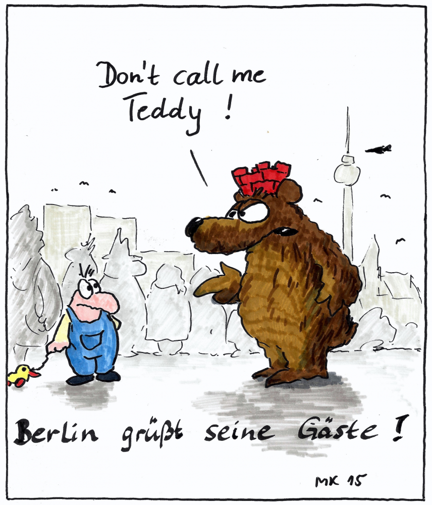Cartoon: Berlin grüßt 1
