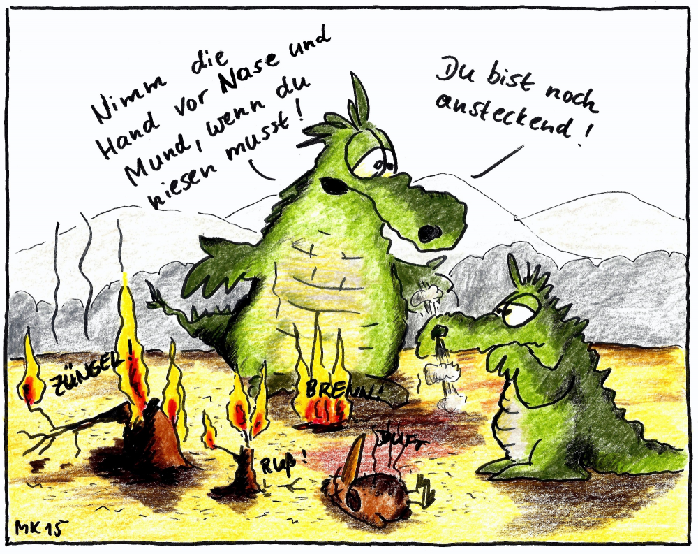 Cartoon: Ansteckend 1