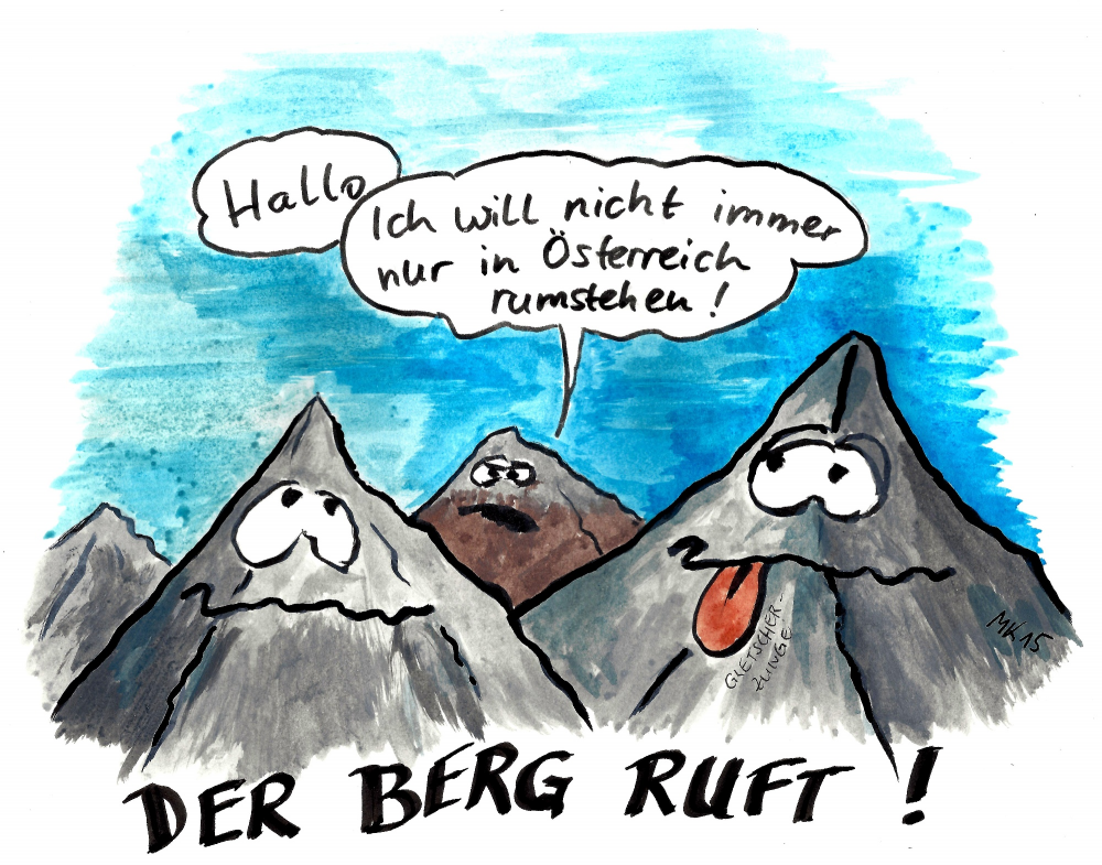 Cartoon: Der Berg ruft 1