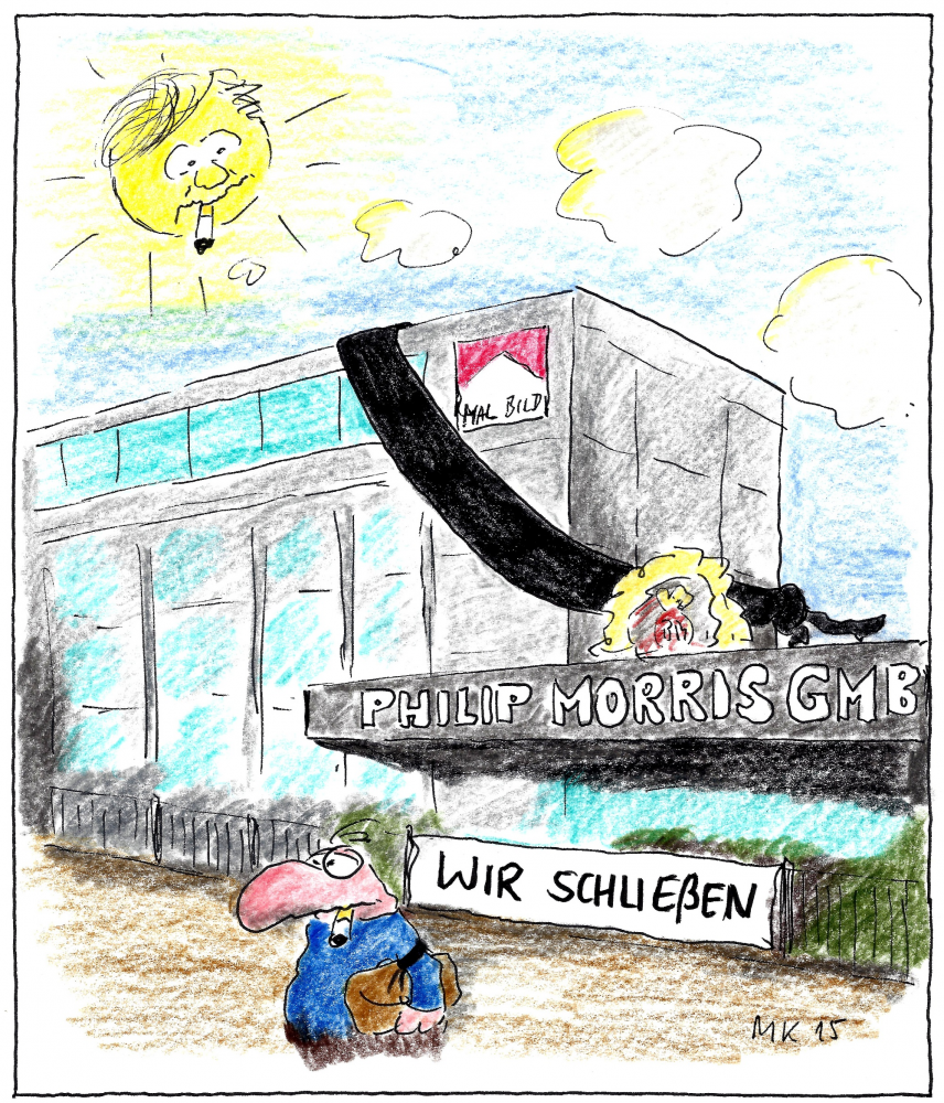 Karrikatur: Er wird fehlen! 1