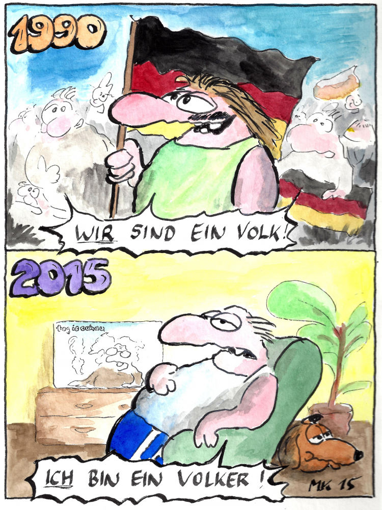 Caricature: Wir und Ich 1