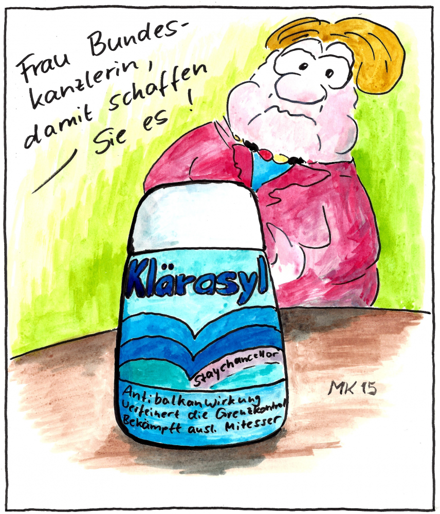 Cartoon: Damit schaffen wir es! 1