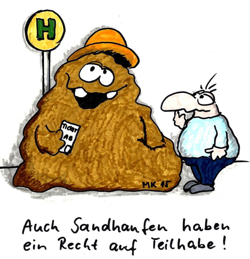 Cartoon: Teilhabe 1