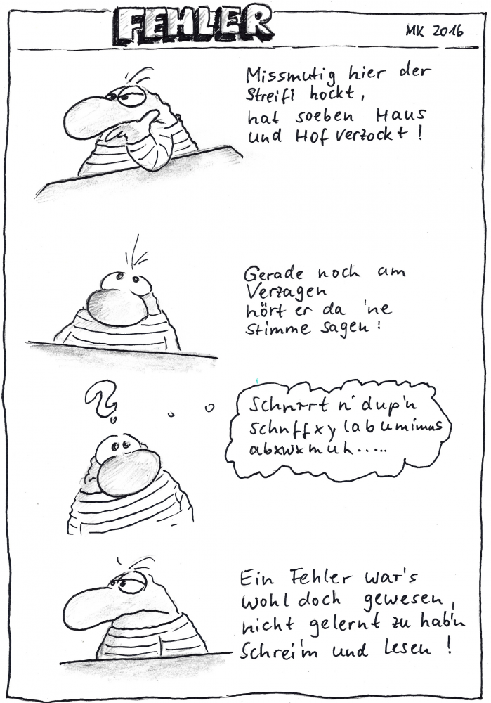 Comic: Fehler 1