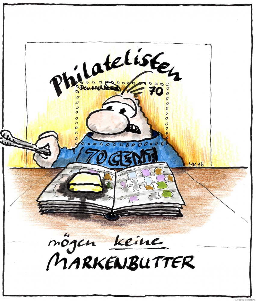 Cartoon: Philatelisten 1