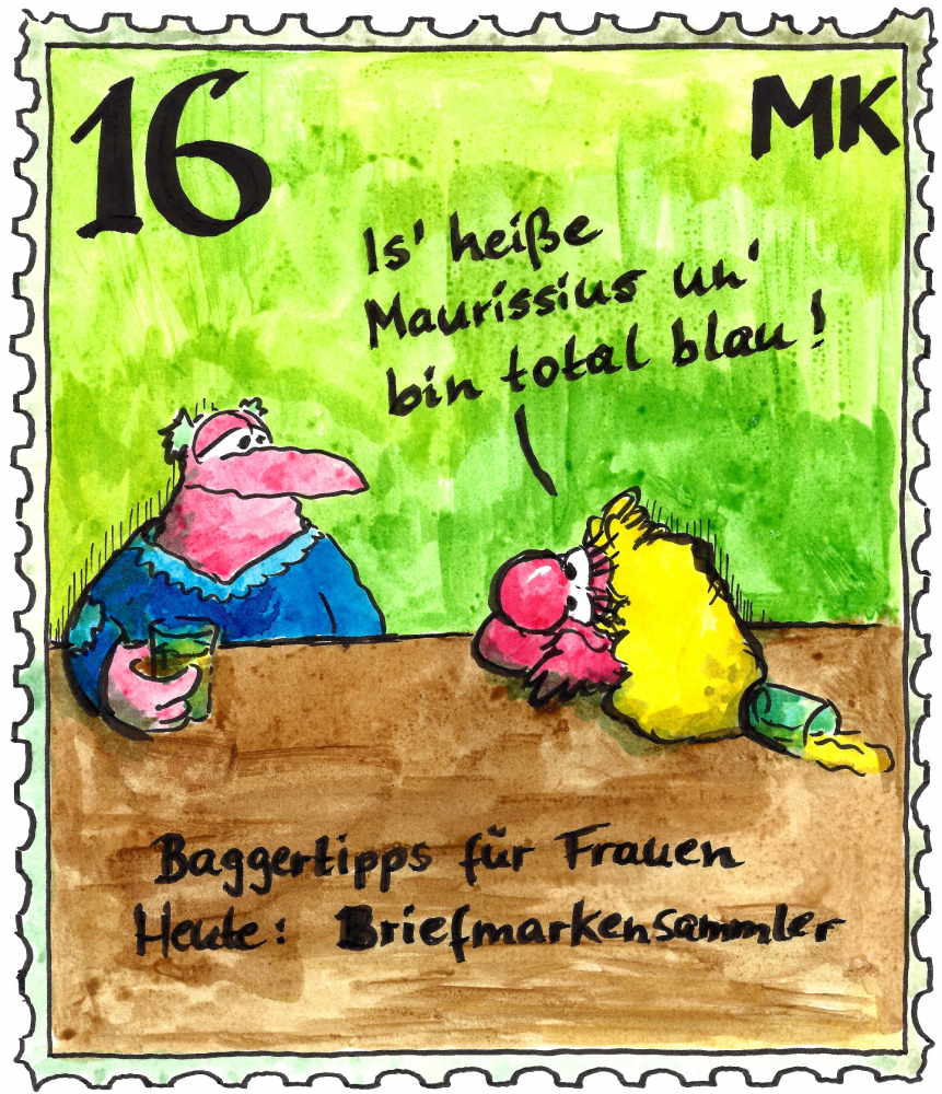 Cartoon: Baggertipps * 1