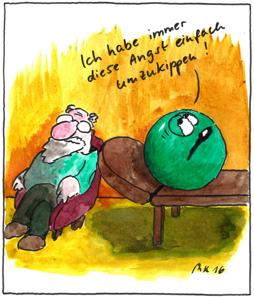 Cartoon: Angst 1