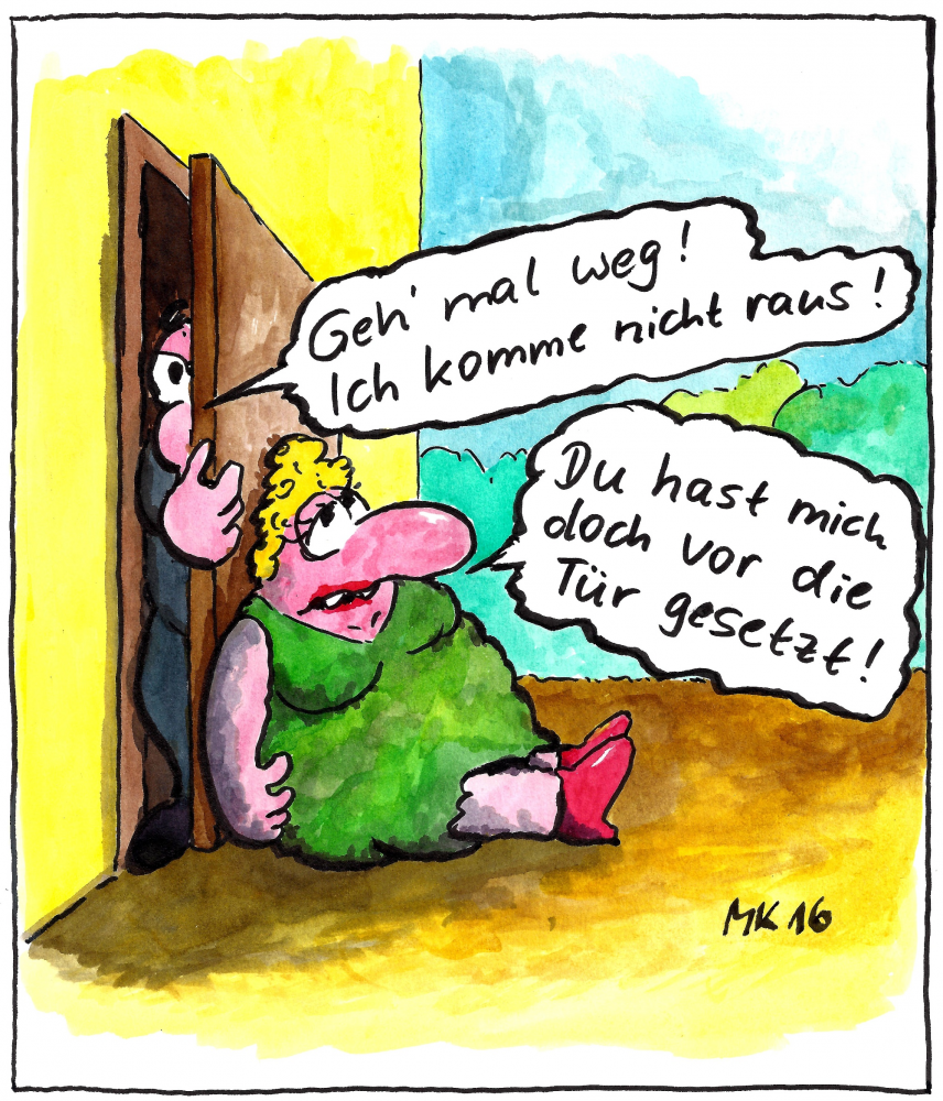 Cartoon: Geh mal weg! 1