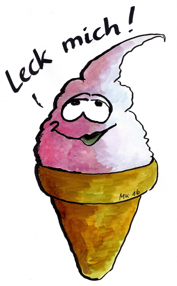 Illustration: Leck mich! 1