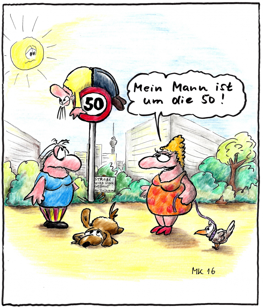 Cartoon: Mein Mann... 1
