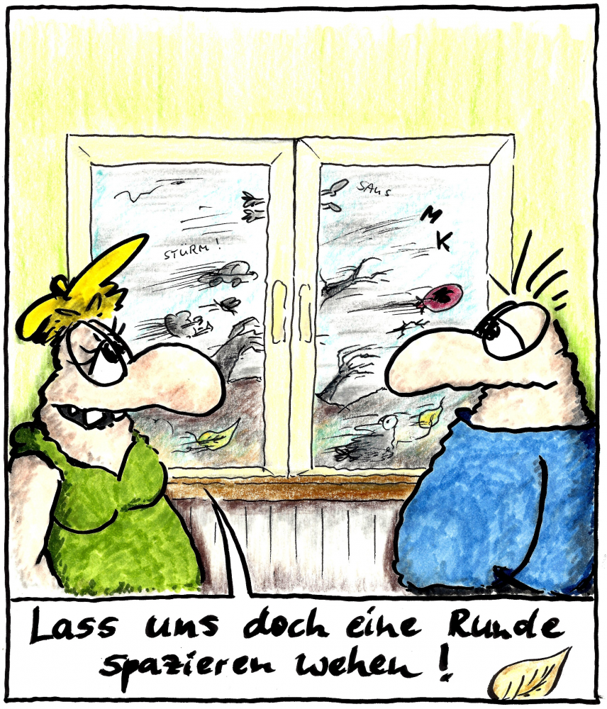 Cartoon: Spazieren 1