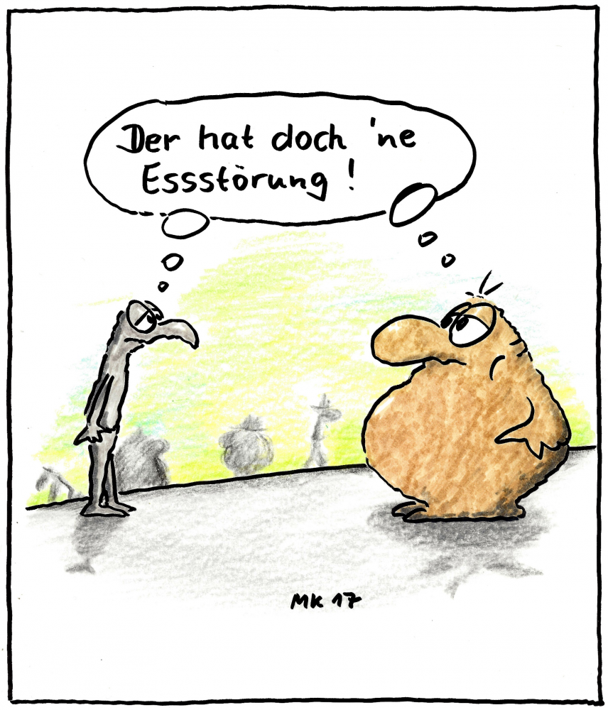 Cartoon: Essstörung 1