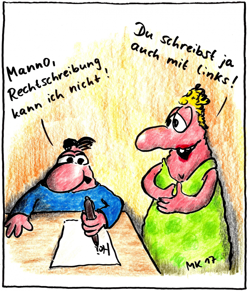 Cartoon: Rechtschreibung 1