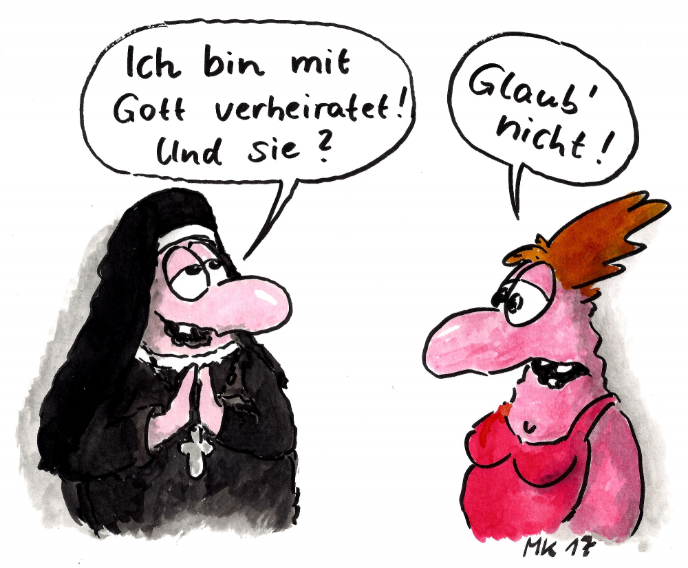 Cartoon: Glaub' nicht! 1