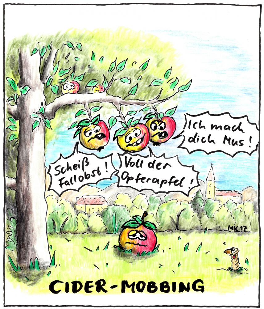 Cartoon: Mobbing 1