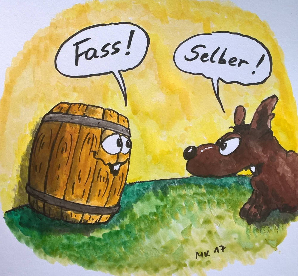 Cartoon: Fass 1