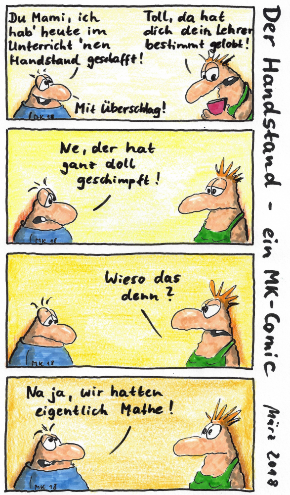 Comic: Der Handstand 1