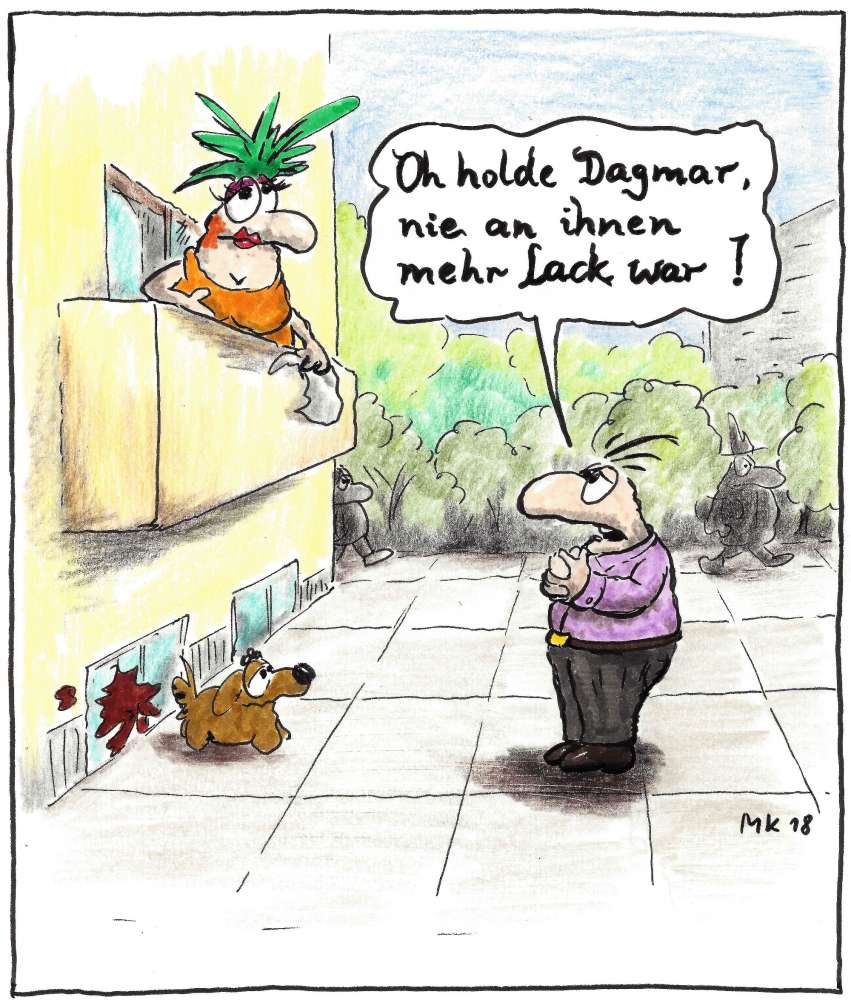 Cartoon: Minne heute 1