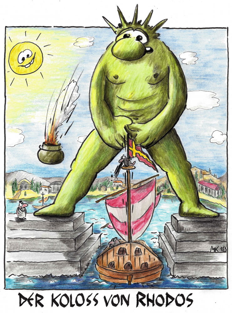 Cartoon: Koloss von Rhodos 1
