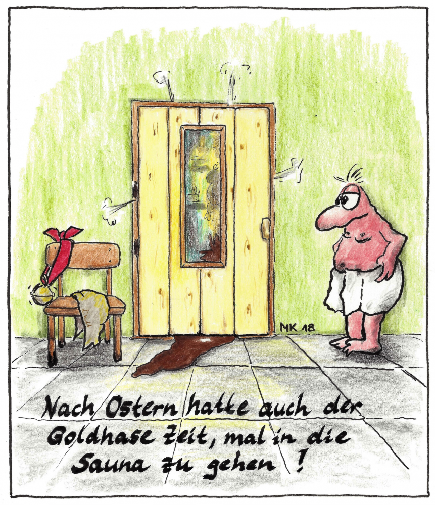 Cartoon: Goldhase 1