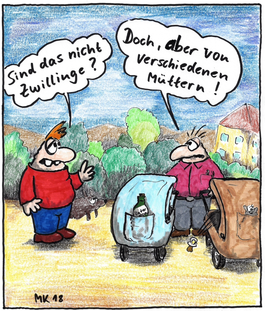 Cartoon: Zwillinge 1