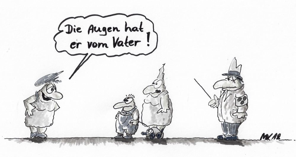 Cartoon: Vom Vater 1